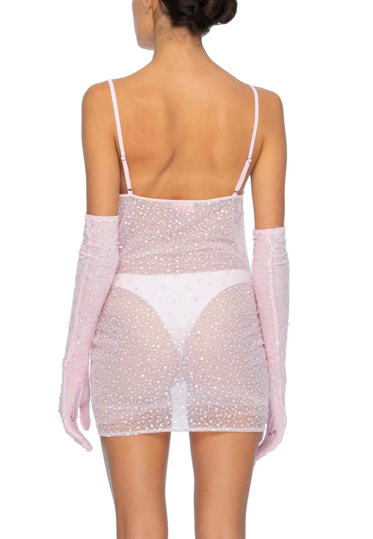 Dyspnea Ms Slinky Mini Dress Pussy Pink Size XS/Au 8  - Image 2