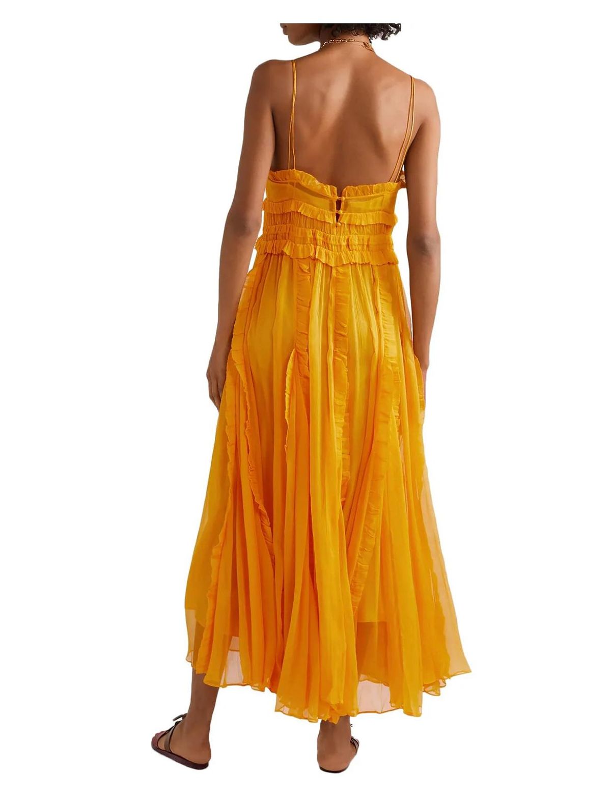 Lee Matthew Dress  Yellow Size 8 - Image 2