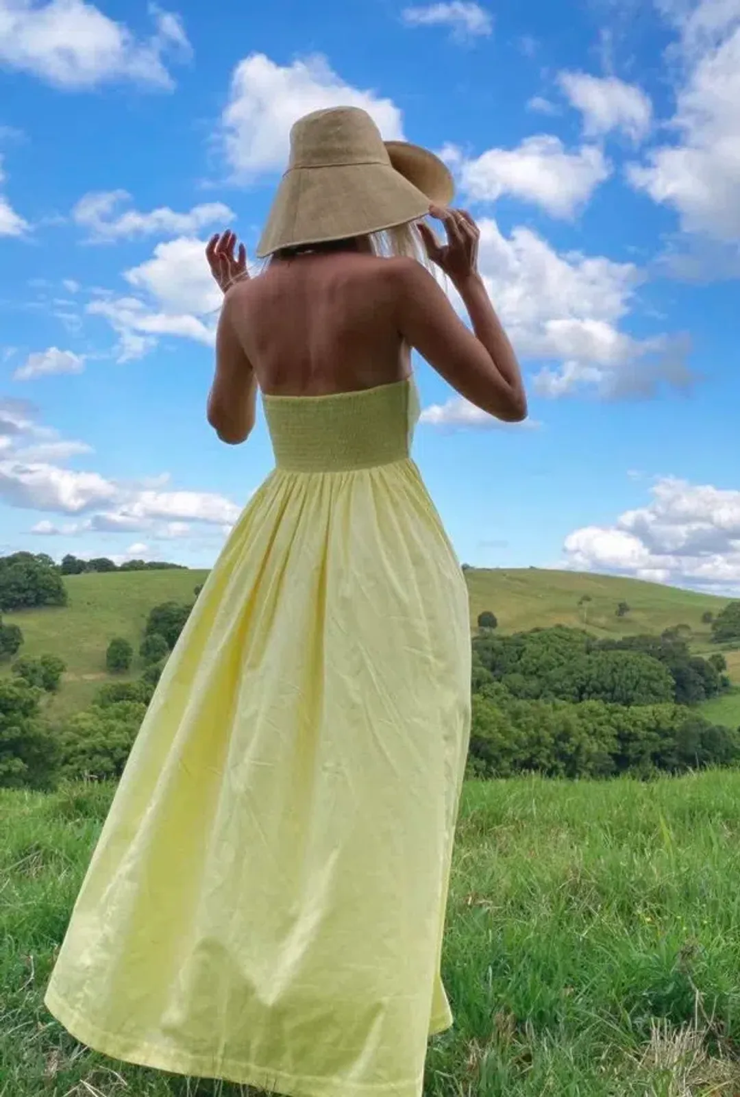 Steele Lago Dress Yellow Size 8 for rent on The Volte - main image