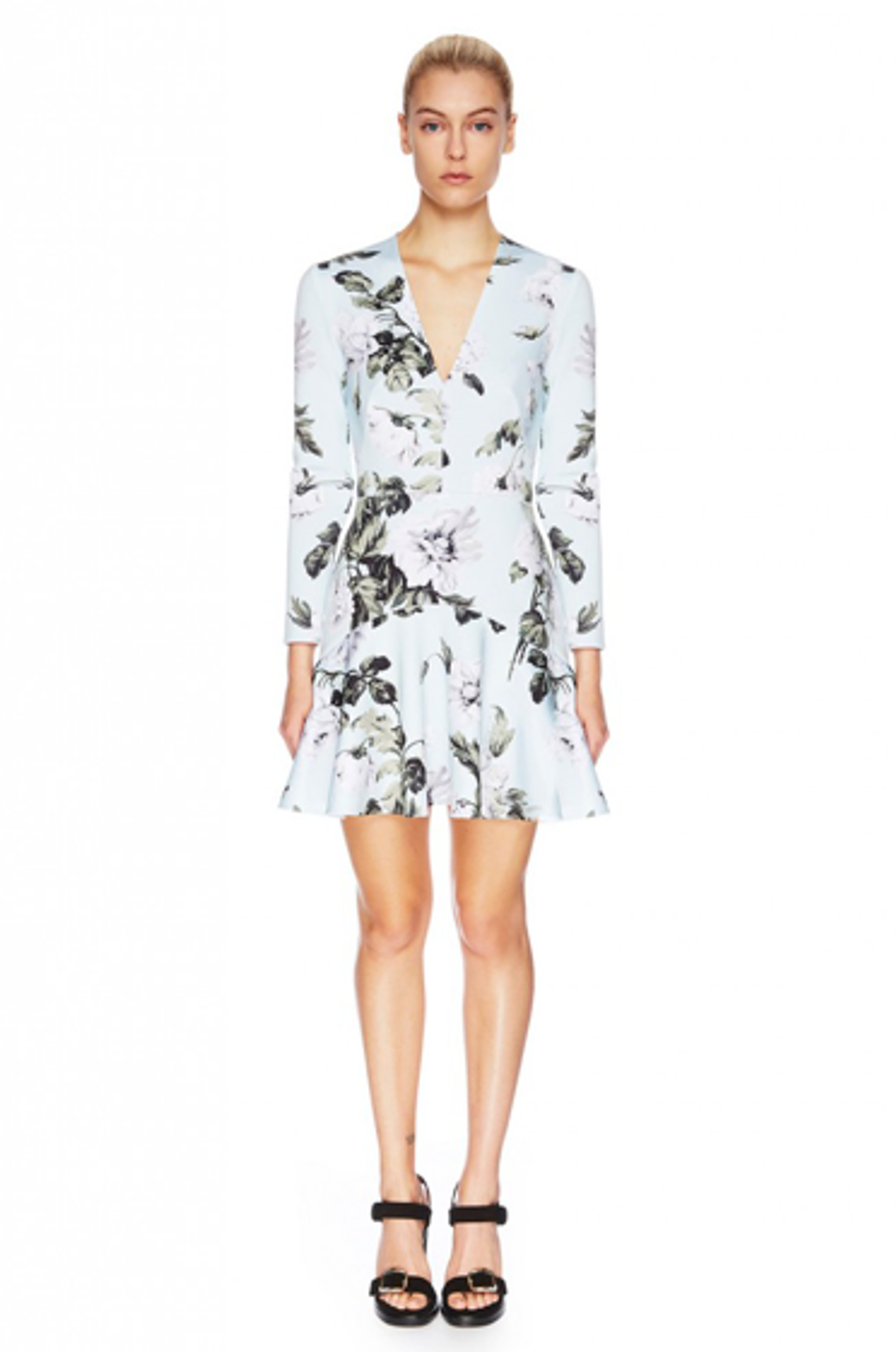 LOVER, Watercolour V Scuba Dress  - Image 1