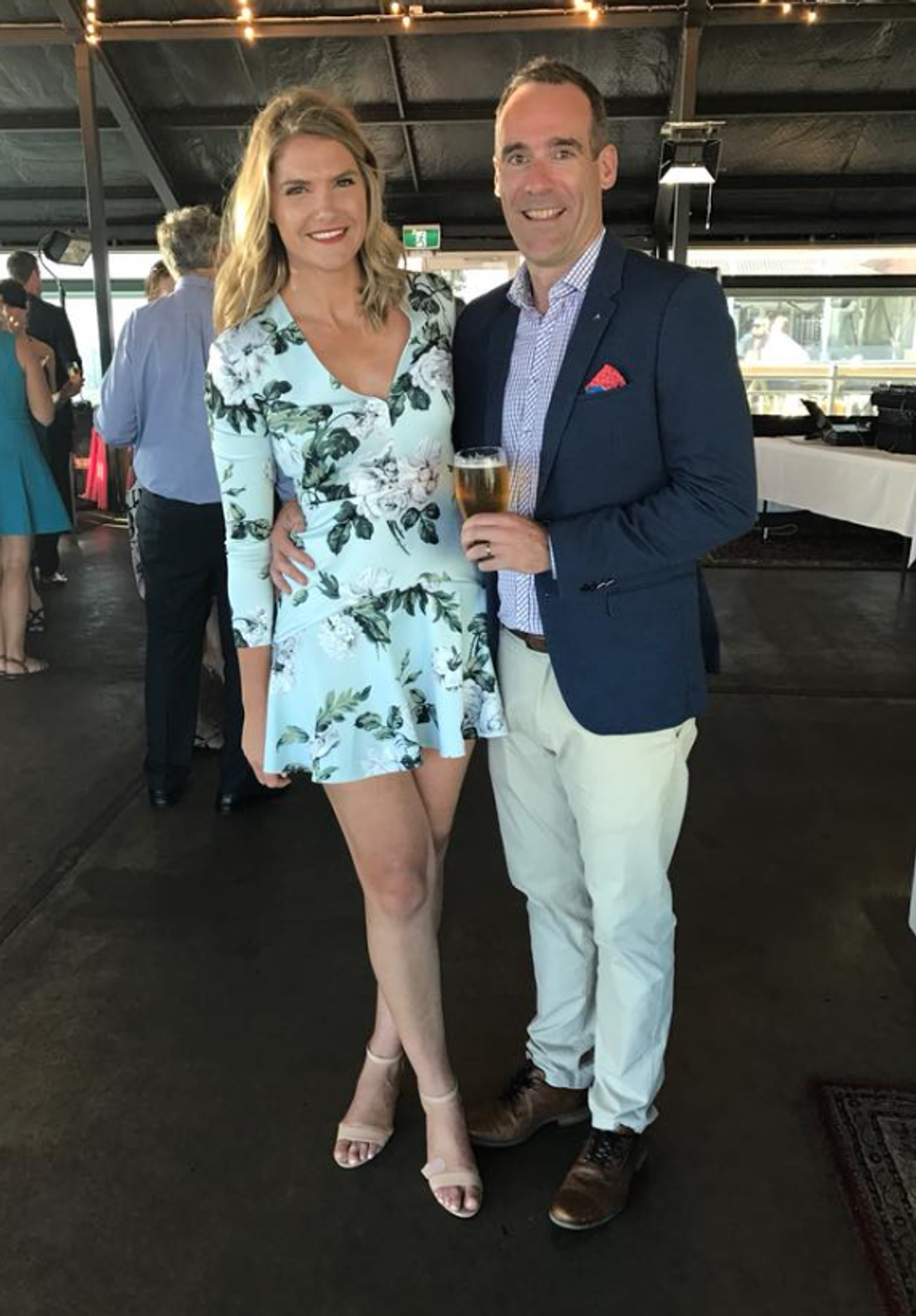 LOVER, Watercolour V Scuba Dress  - Image 3