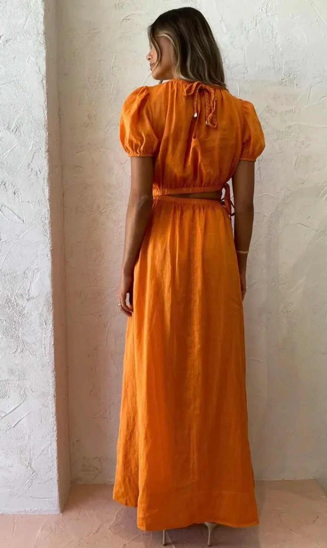 New Romantics Lavender Mist Maxi Dress Marigold Size 8  for rent on The Volte - main image