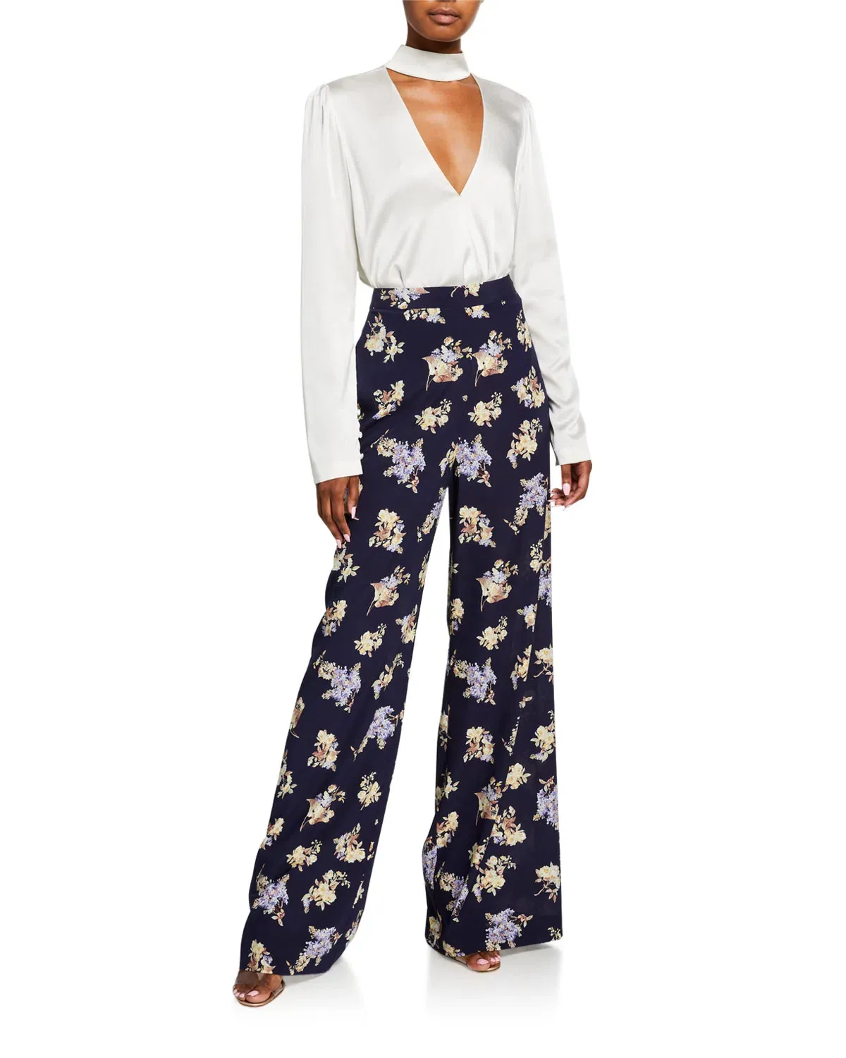 Zimmermann Sabotage Silk Wide Leg Pants Floral Size 1 / AU 10 - Image 1
