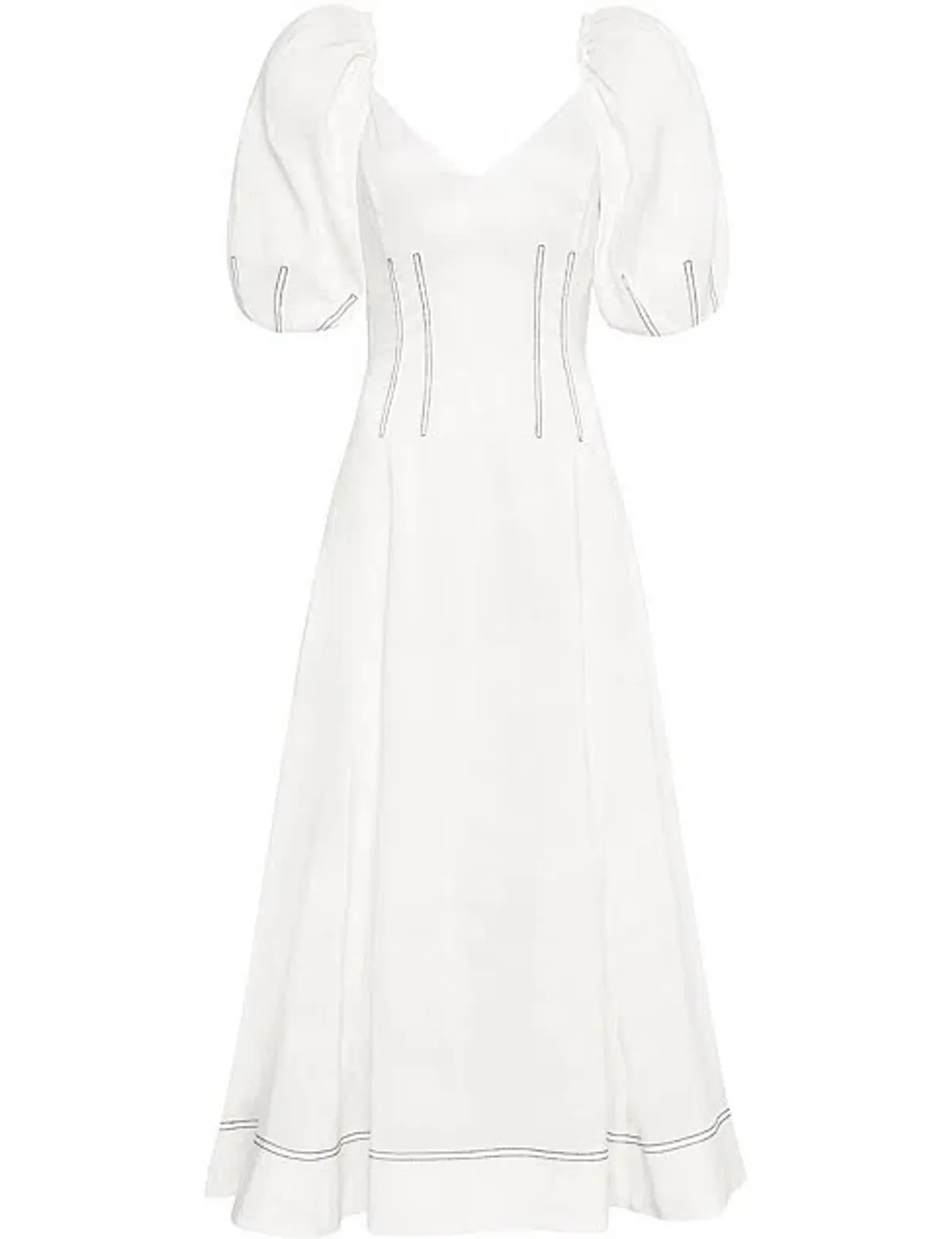 Aje Harmoney Dress White Size 8  - Image 3