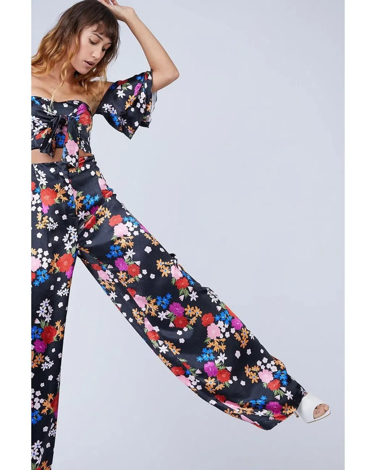 Bec & Bridge Cha Cha Pants Floral Print Size AU 10 - Image 4
