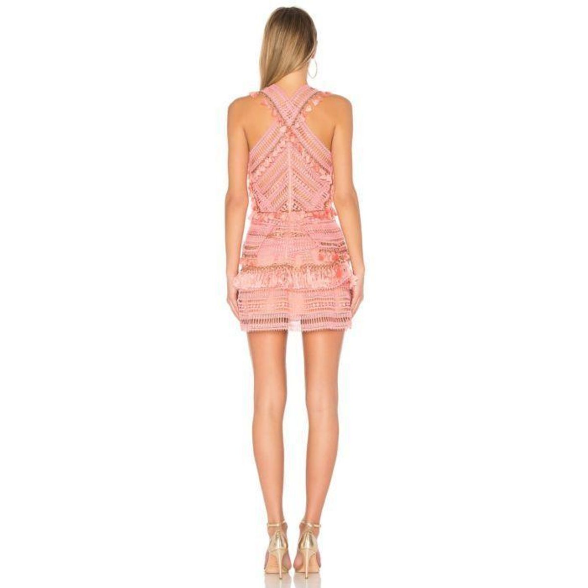 Thurley Foxtrot Dress Pink Size 6 - Image 2