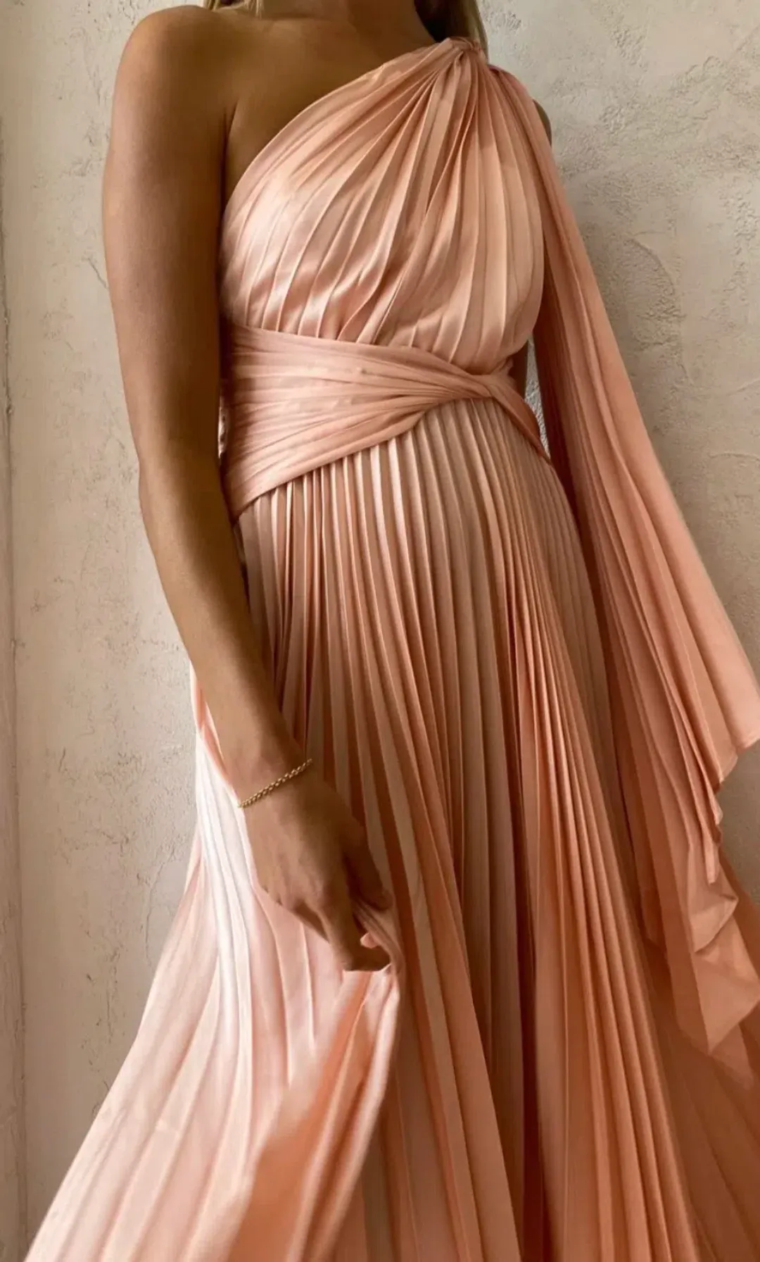 Acler Kalora Dress Peach Size 6 for rent on The Volte - main image