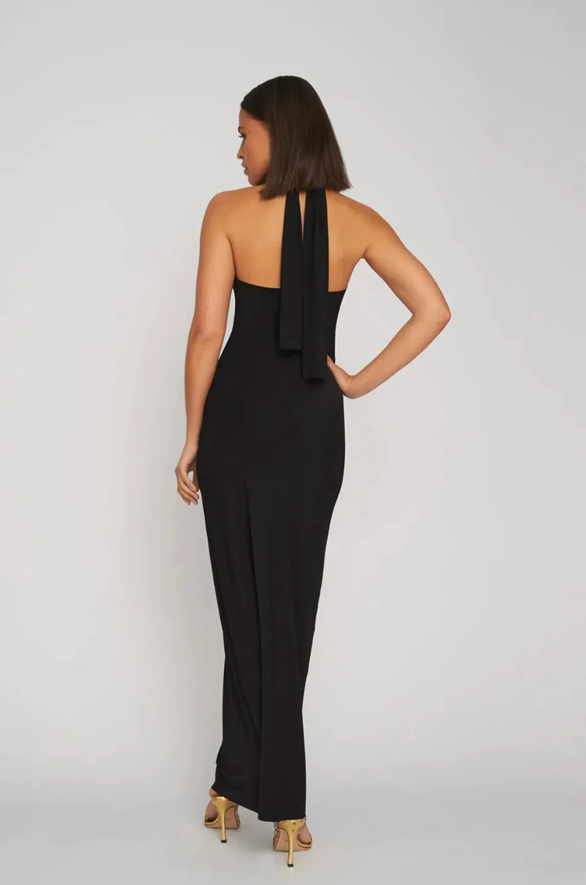 By Johnny Slip Knot Dress Black Size 8  - Image 3