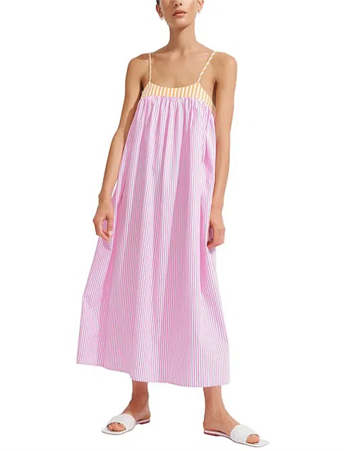 Steele Chesca Dress Island Stripe Size S - Image 1