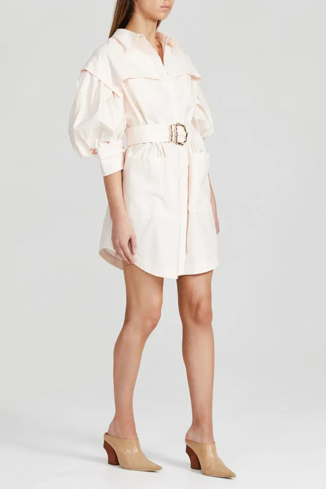 Acler Kindsway Dress Slipper Pink Size 6 for rent on The Volte - main image