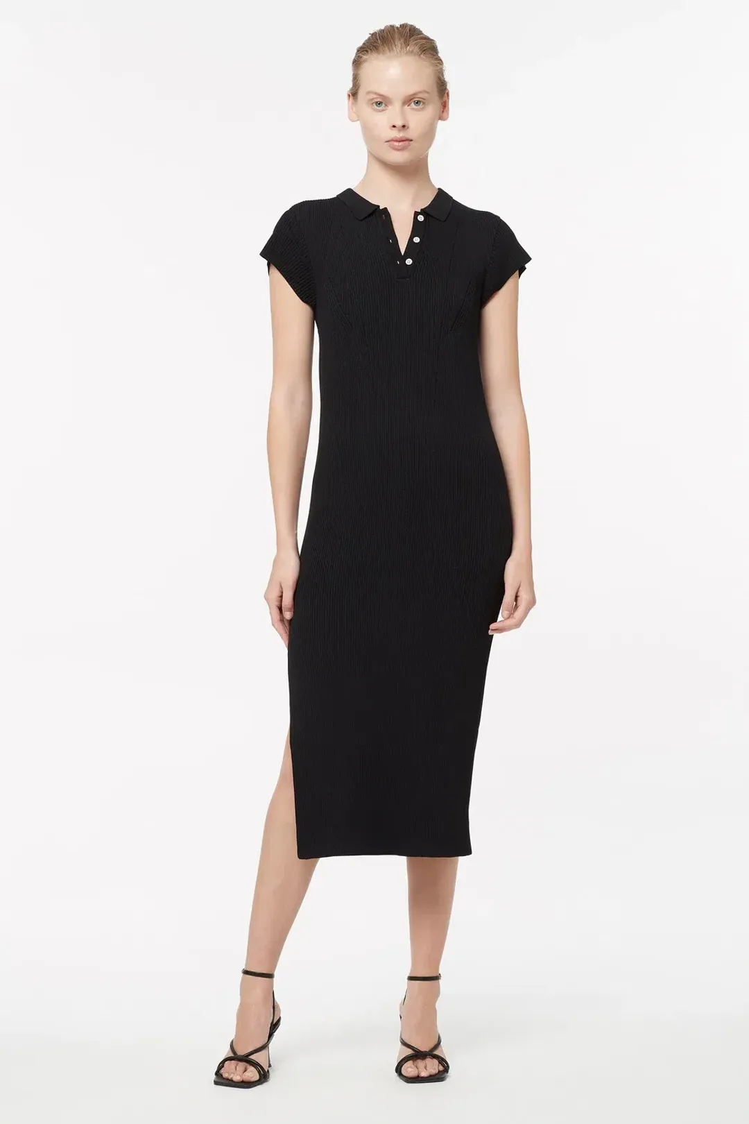 Manning Cartell MVP Knit Polo Dress Black Size 6 for rent on The Volte - main image