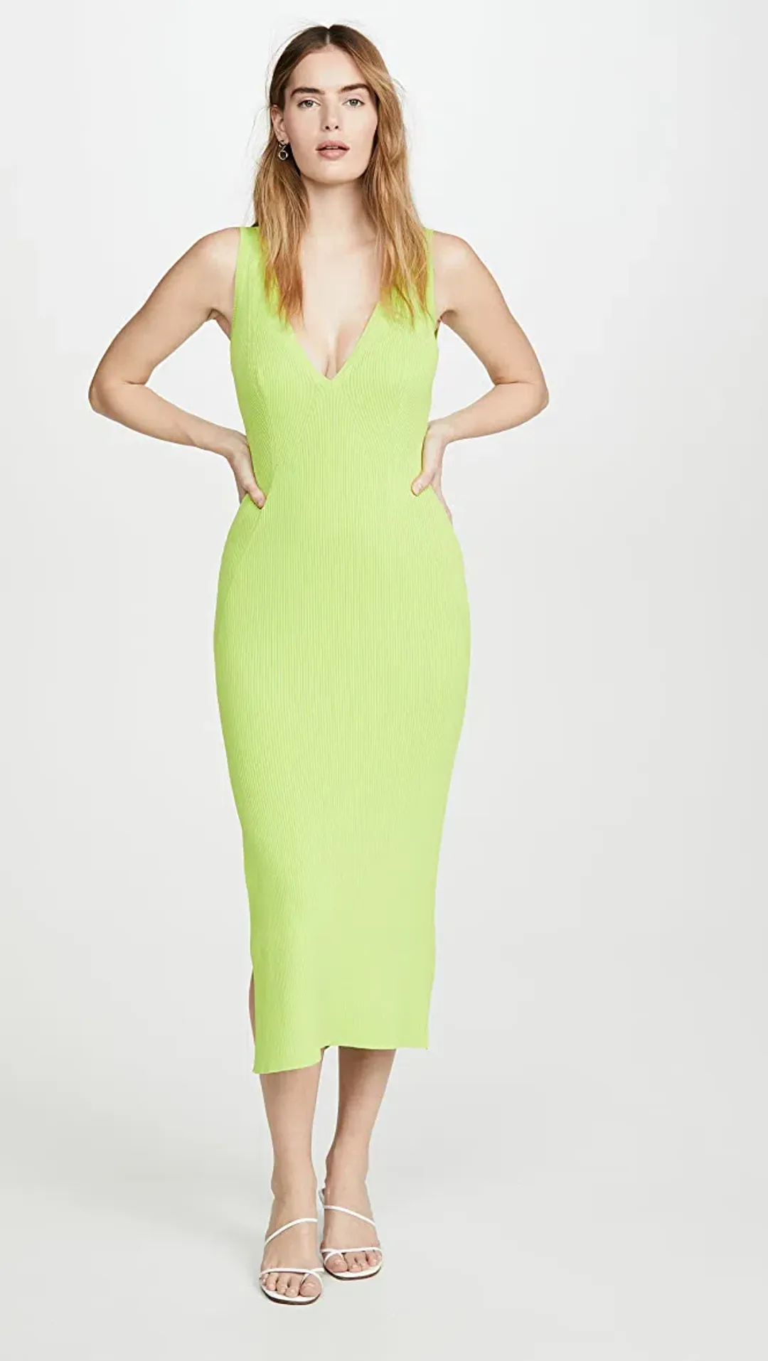 Manning Cartell Insta Beat Knitted Dress Green Size M  for rent on The Volte - main image