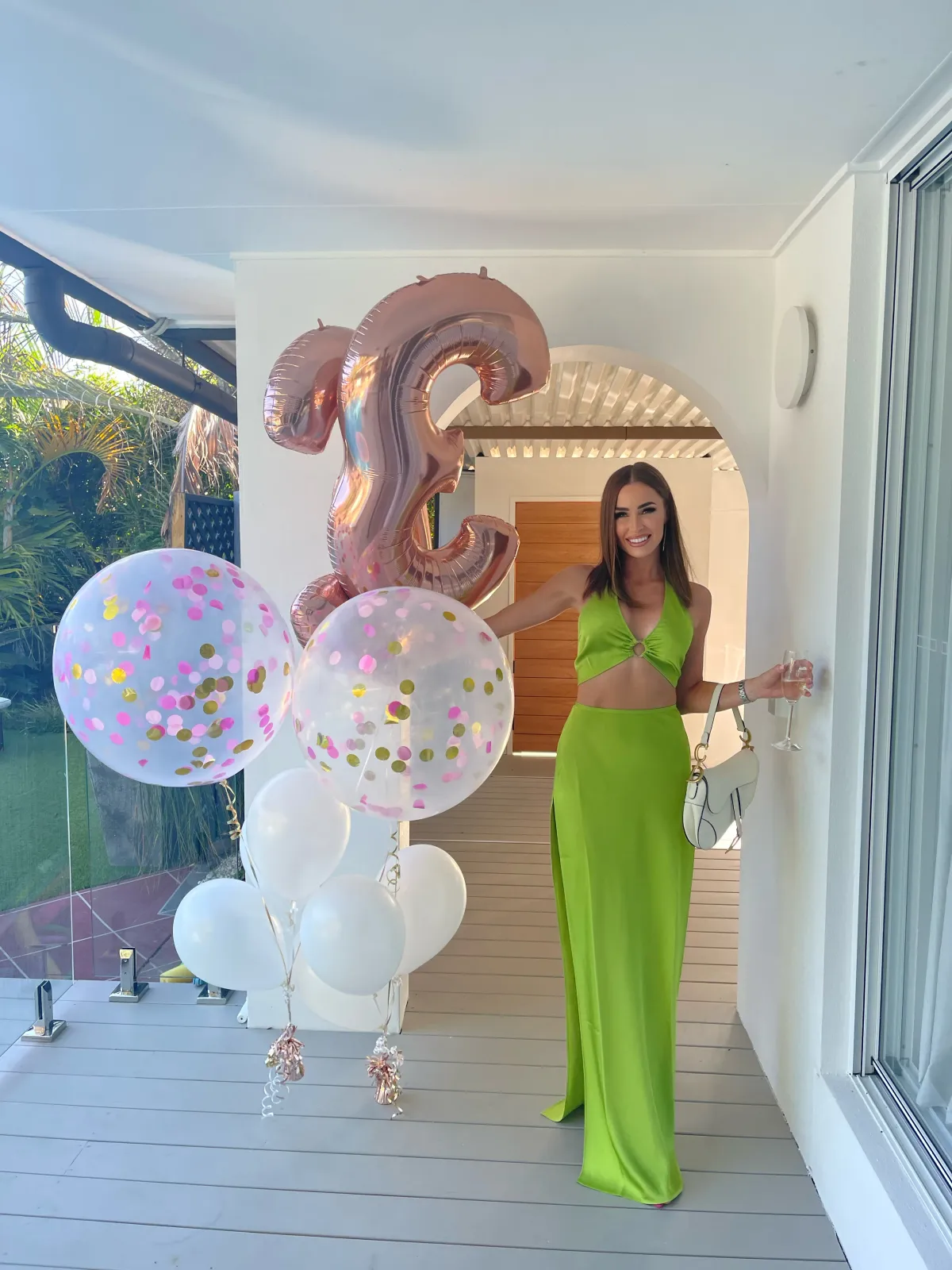 Rat & Boa Portia Top and Serena Skirt Set Green Size S  - Image 3