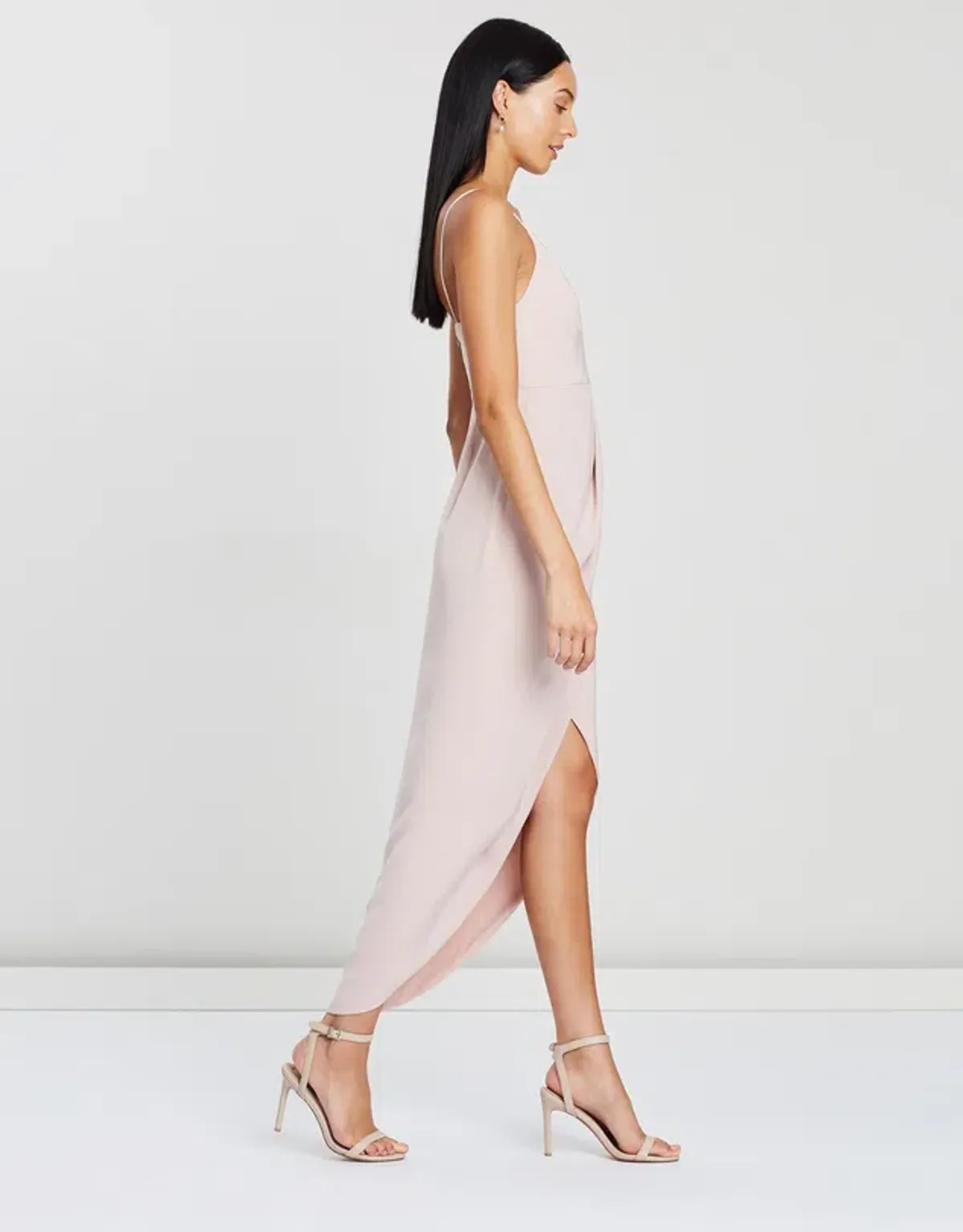 Shona Joy Core Cocktail Dress Blush Size 10 - Image 3