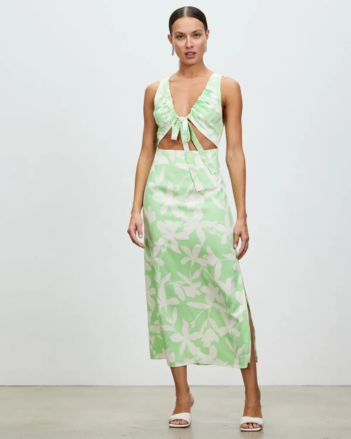 Lover Maldives Midi Dress Green Size 12 - Image 1