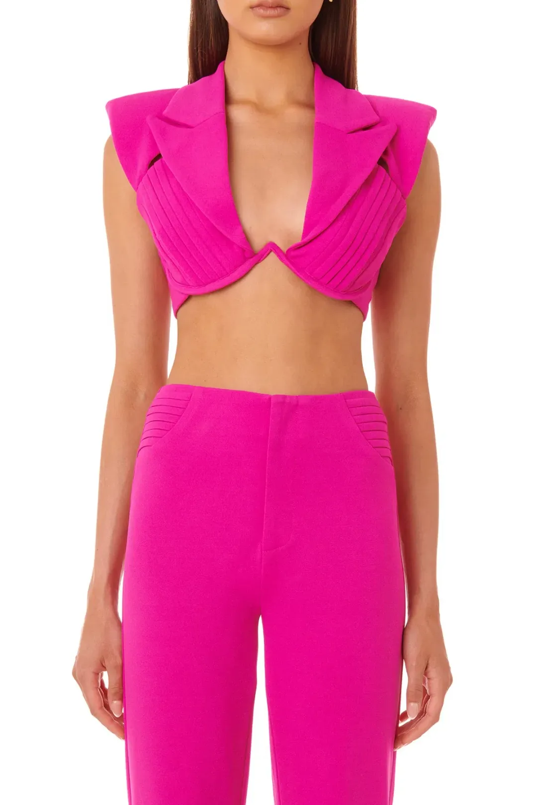 Eliya the Label Tyra Top Pink Size 6/XS for rent on The Volte - main image