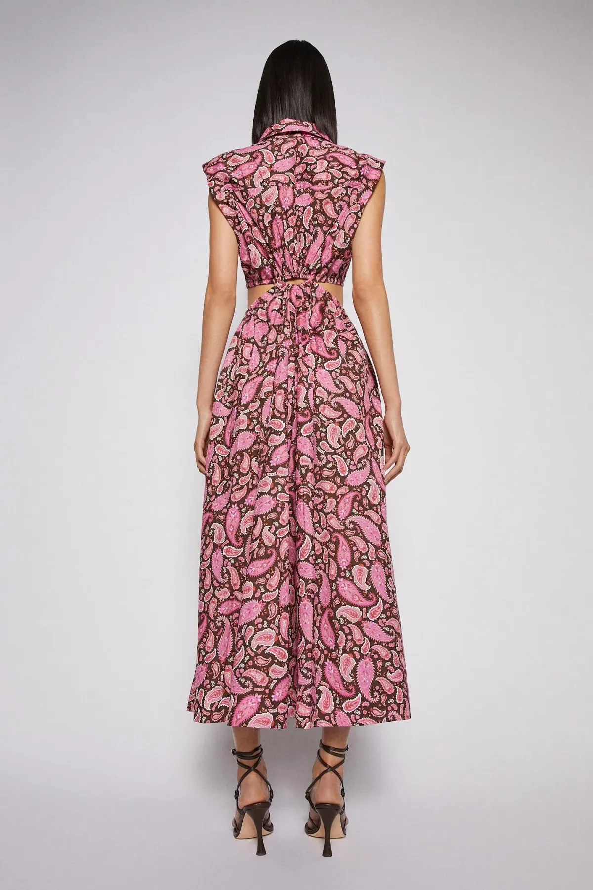 Scanlan Theodore Cotton Paisley Ring Dress Print Size 8  - Image 3