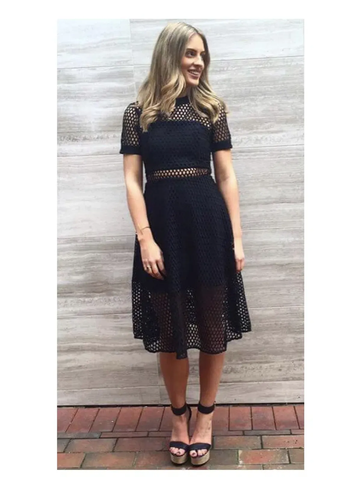 Kookai Aria Tee Dress Black Size 34/ AU 6 - Image 1