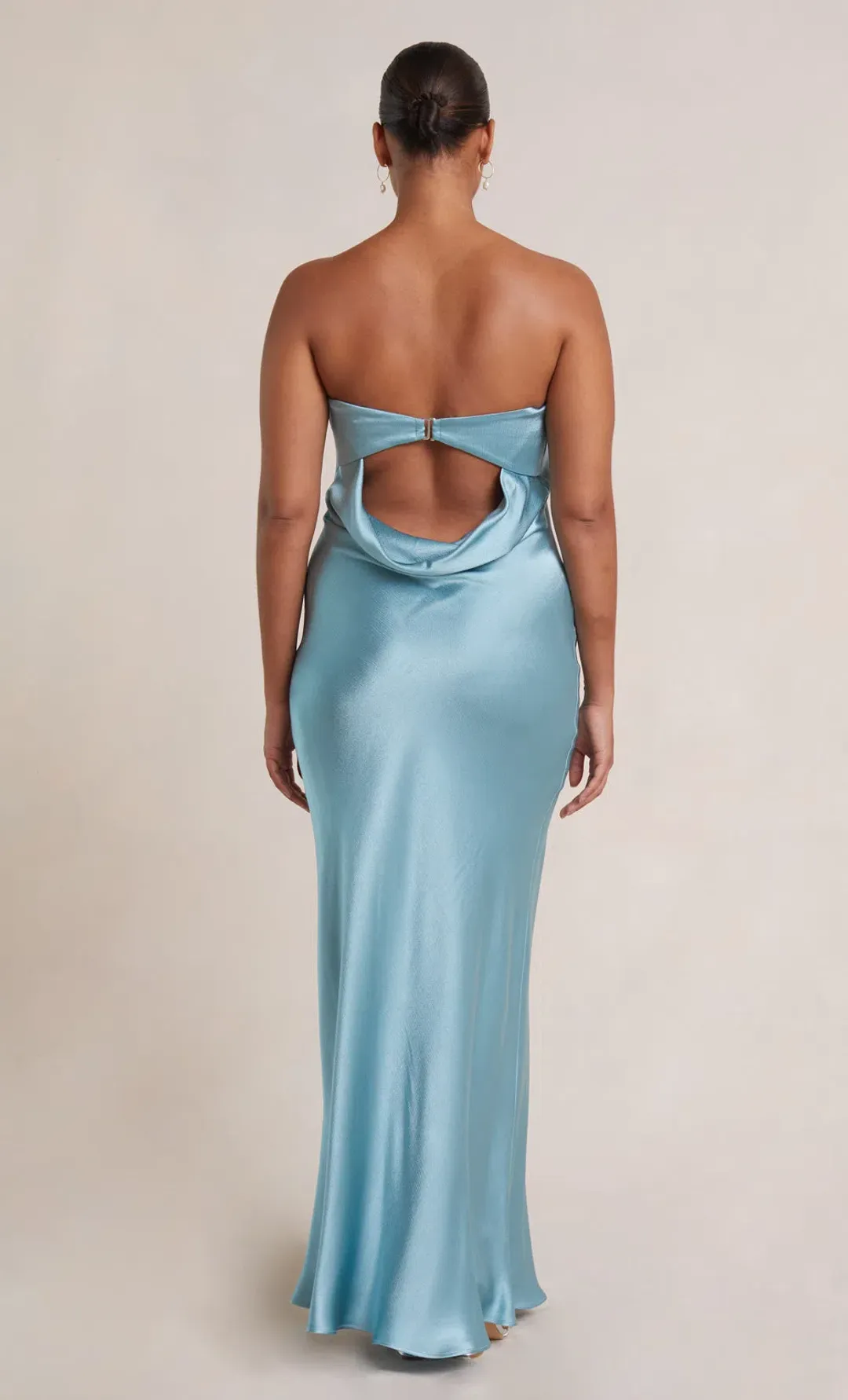 Bec & Bridge Moon Dance Strapless Dress in Sea Spray Blue Size 12 for rent on The Volte - main image