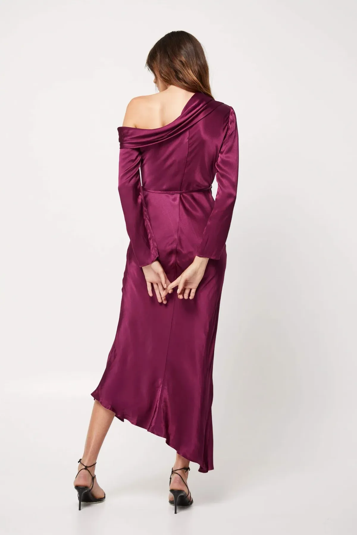 Mossman The Motion Dress Burgundy Size 8  - Image 4