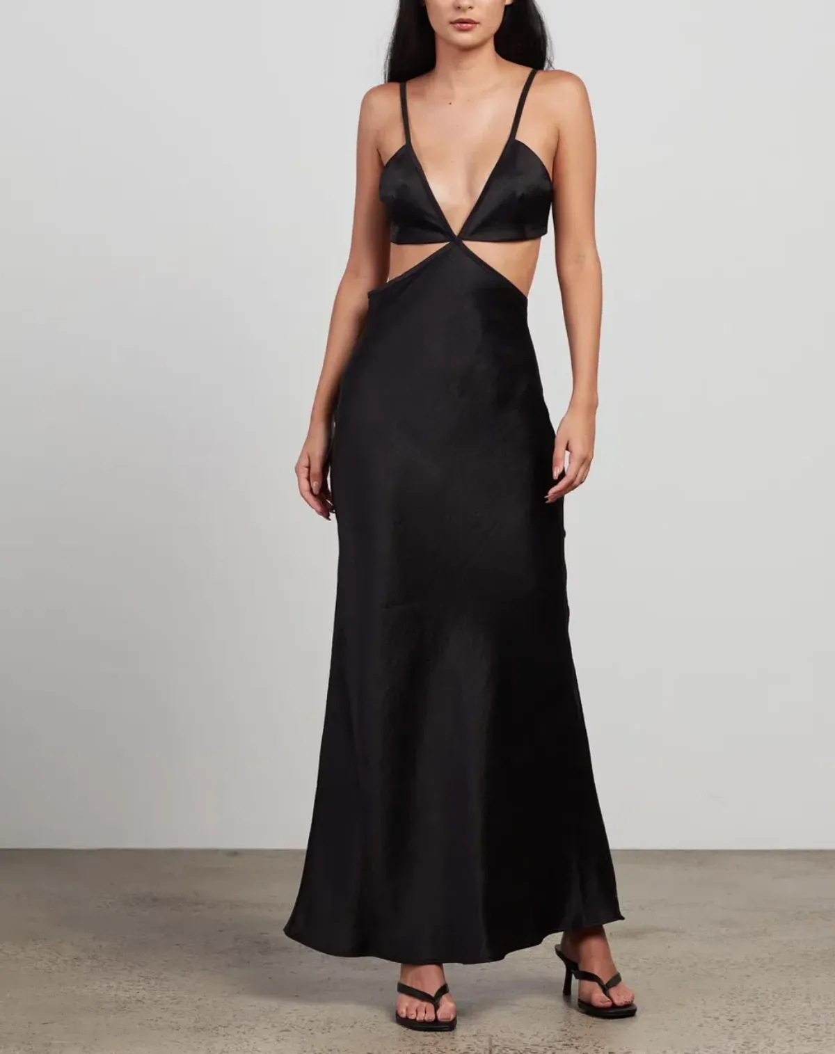 Bec & Bridge Veronique Cut Out Maxi Dress - Black - Size 8 - Image 5