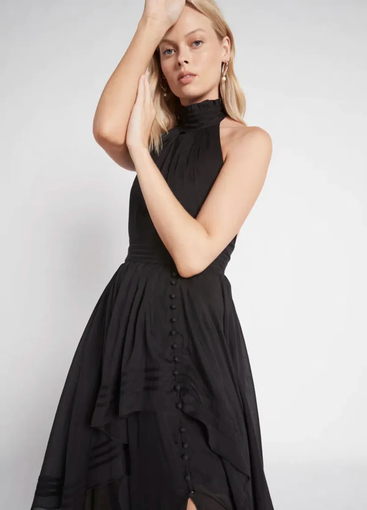 Aje Bungalow Sienna Dress Black Size 12 - Image 4