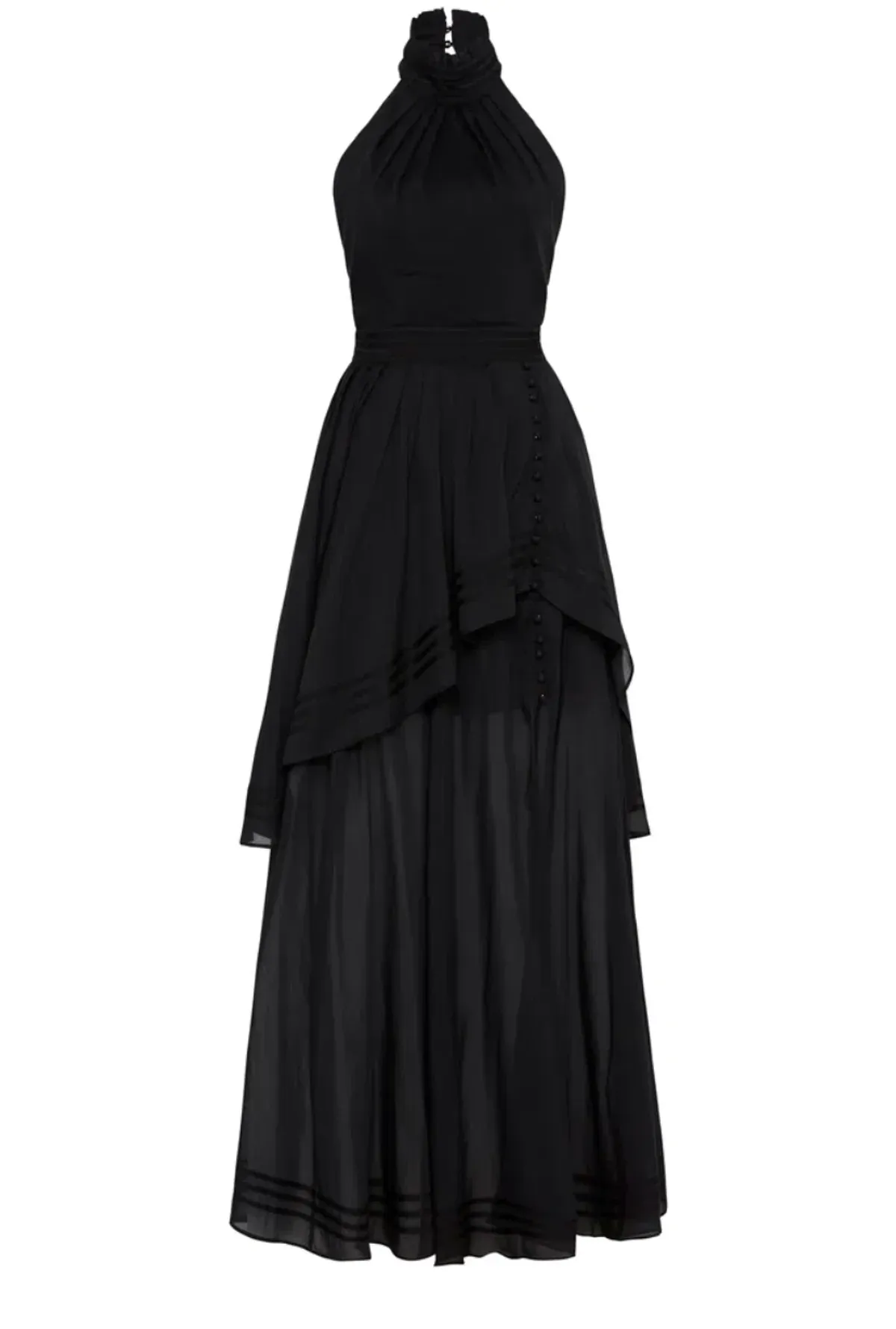 Aje Bungalow Sienna Dress Black Size 12 - Image 3