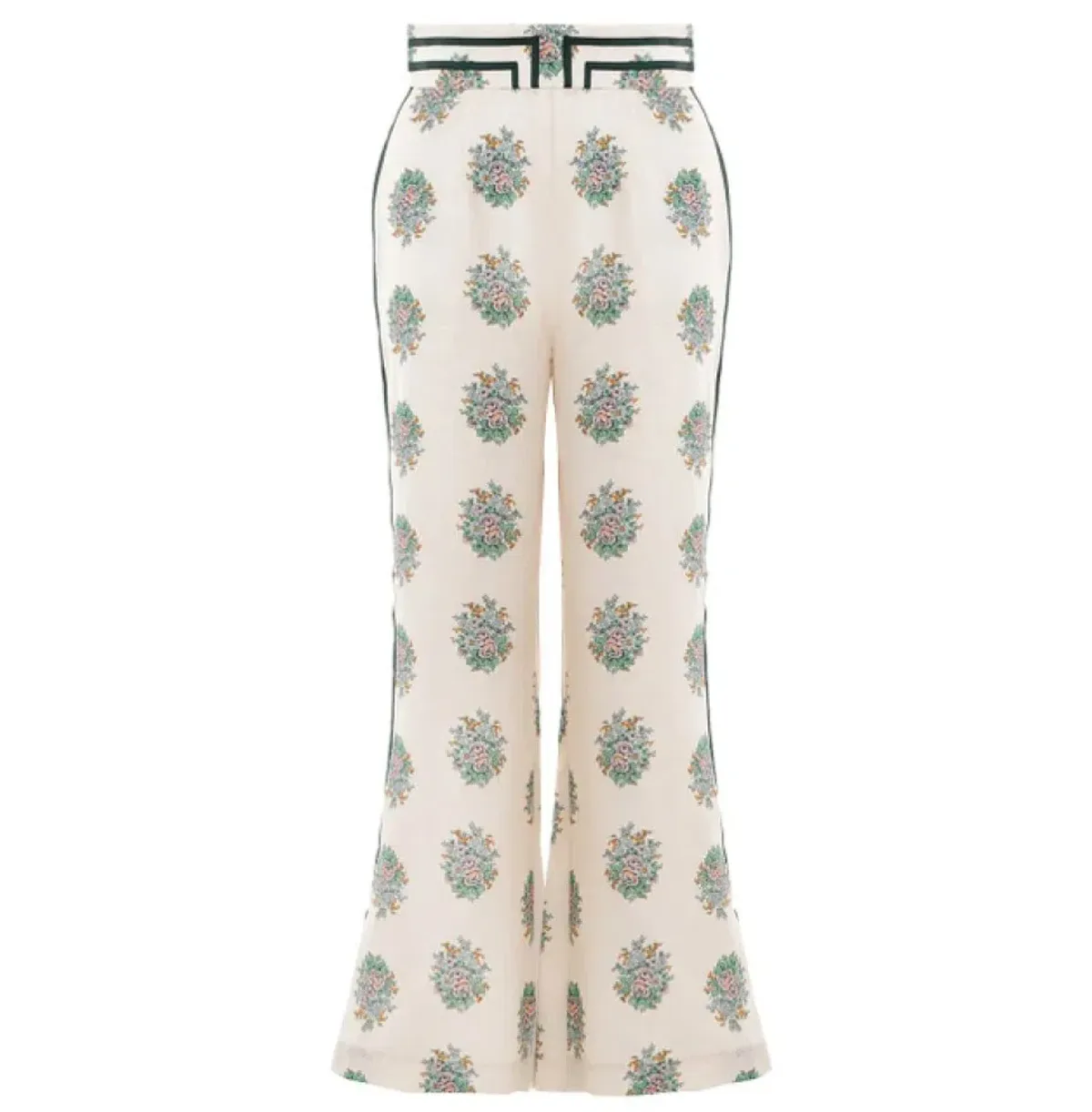 Zimmermann Verity Contrast Bind Top and Pants Set Print Size 3 - Image 5