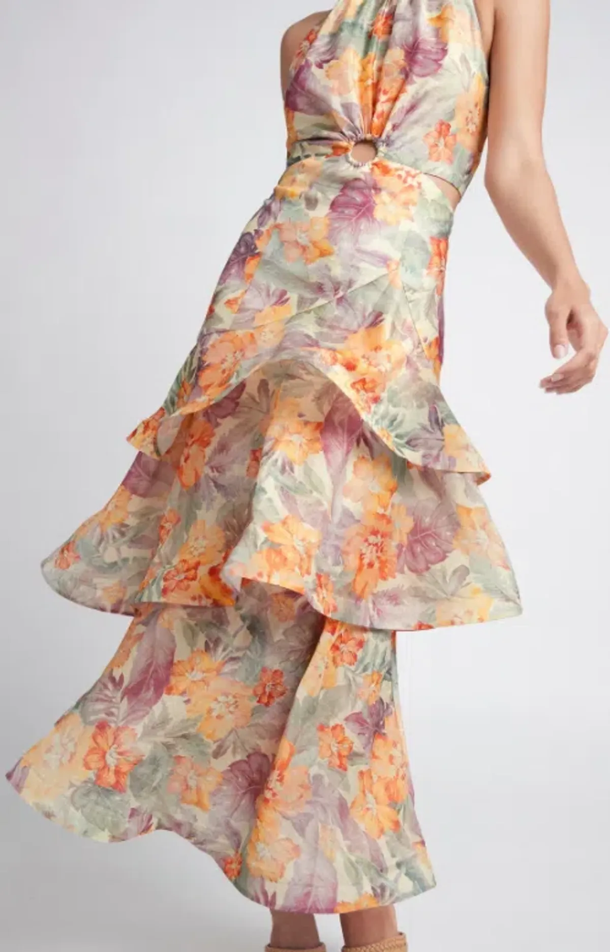 Sheike Imperial Floral Dress Print Size 12 - Image 4