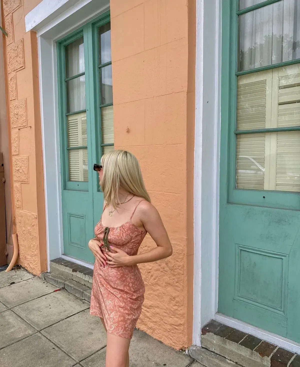 Realisation Par Inez Dress Dazed Print Size 6 - Image 2