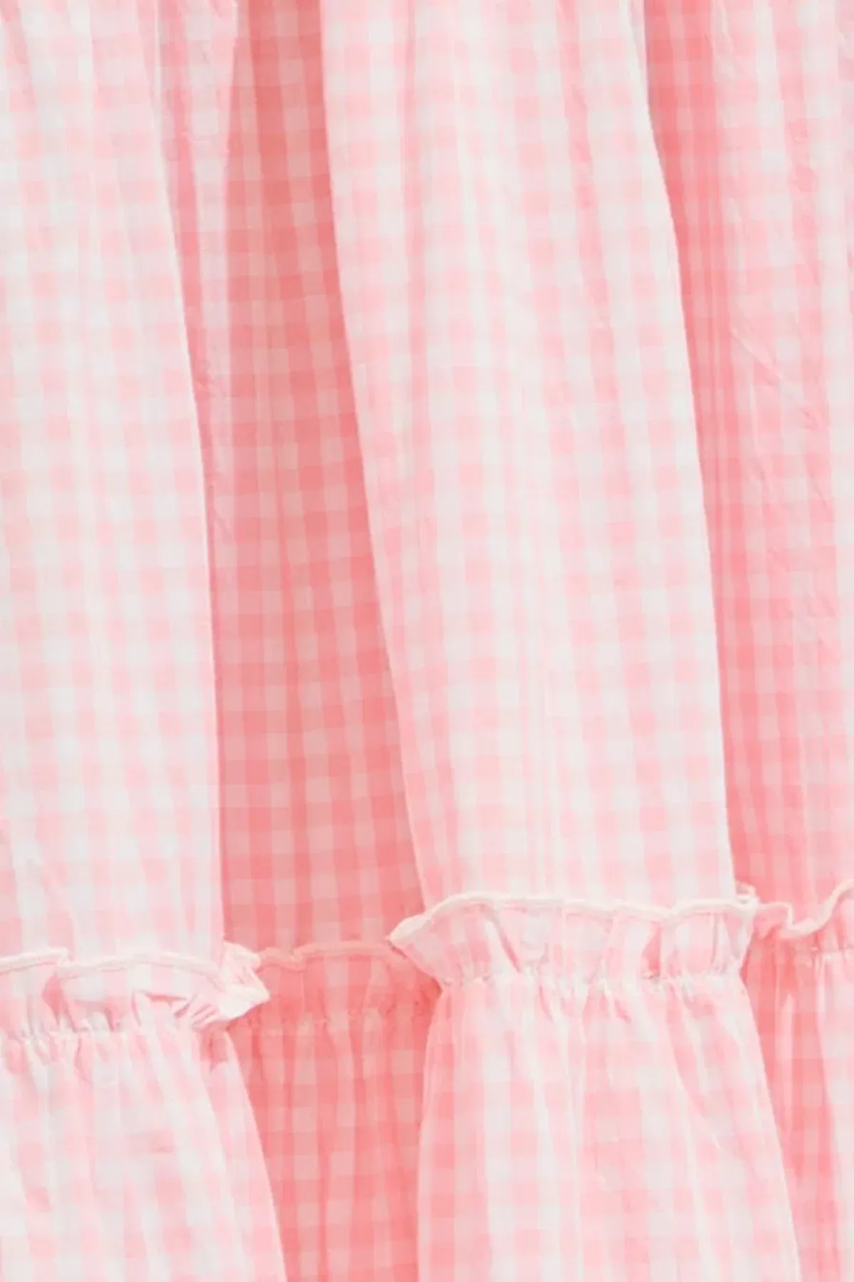 Steele Lyla Dress in Blush Check Print Size M  - Image 5