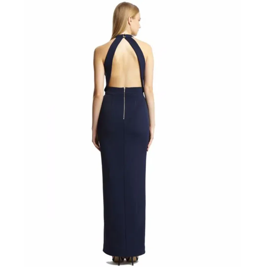 Nicholas Bandage Insert Gown Navy Size 8 for rent on The Volte - main image