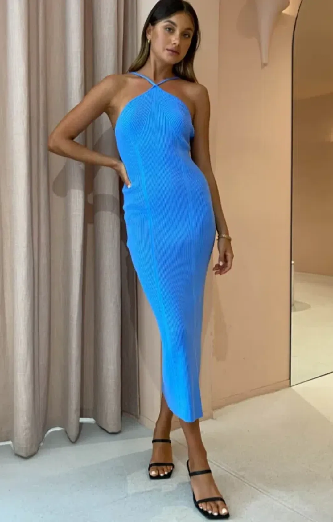 ANNA QUAN KEELEY DRESS IN IRIS for rent on The Volte - main image