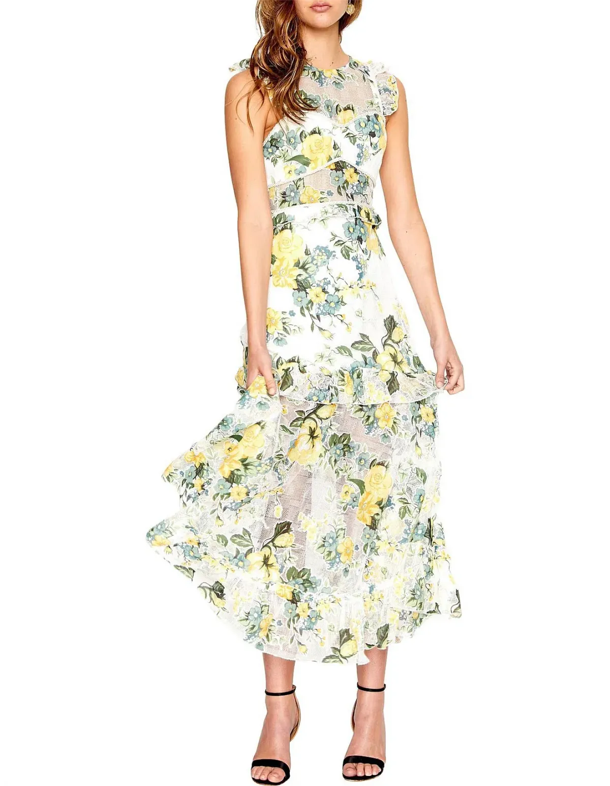 Alice McCall Oh So Lovely Midi Dress Floral Size 10 - Image 1