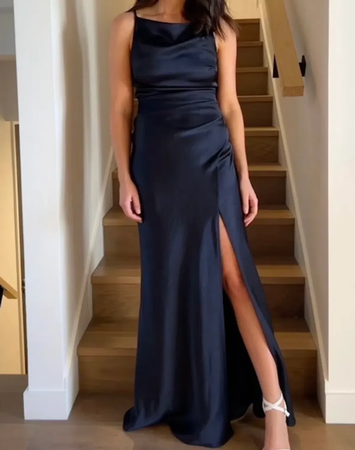 Bec & Bridge The Dreamer Maxi Dress Navy Size 8 - Image 2