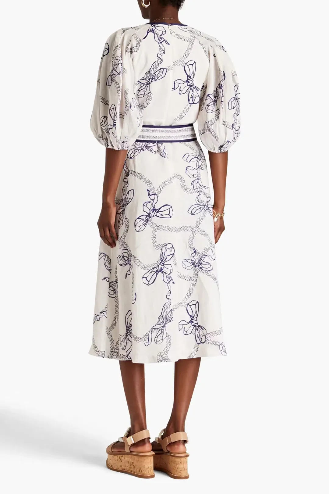 Zimmermann Day Midi Dress Print Size 1 / Au 10 for rent on The Volte - main image
