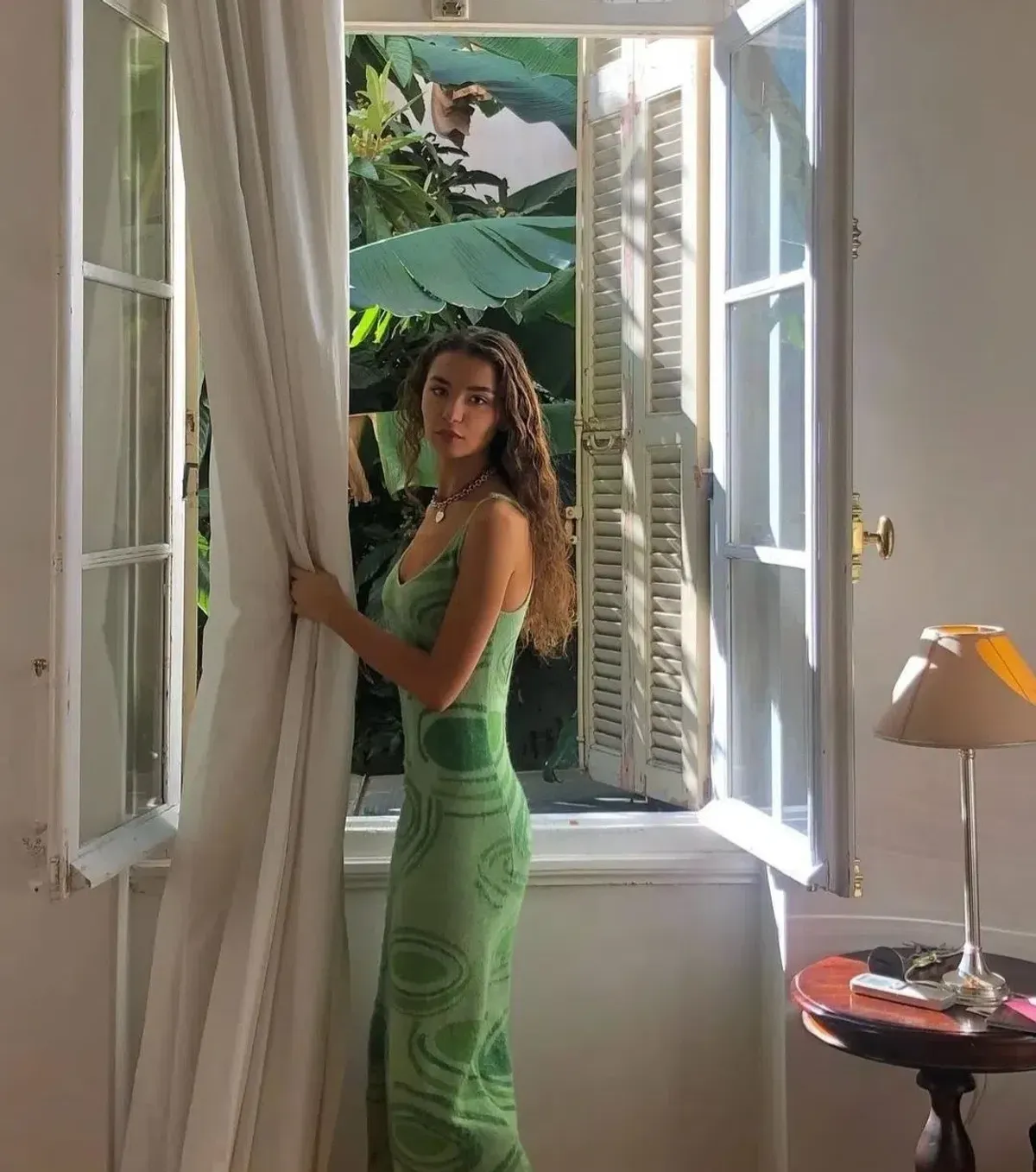 House of Sunny Hockney Dress Green Size 6 - Image 4