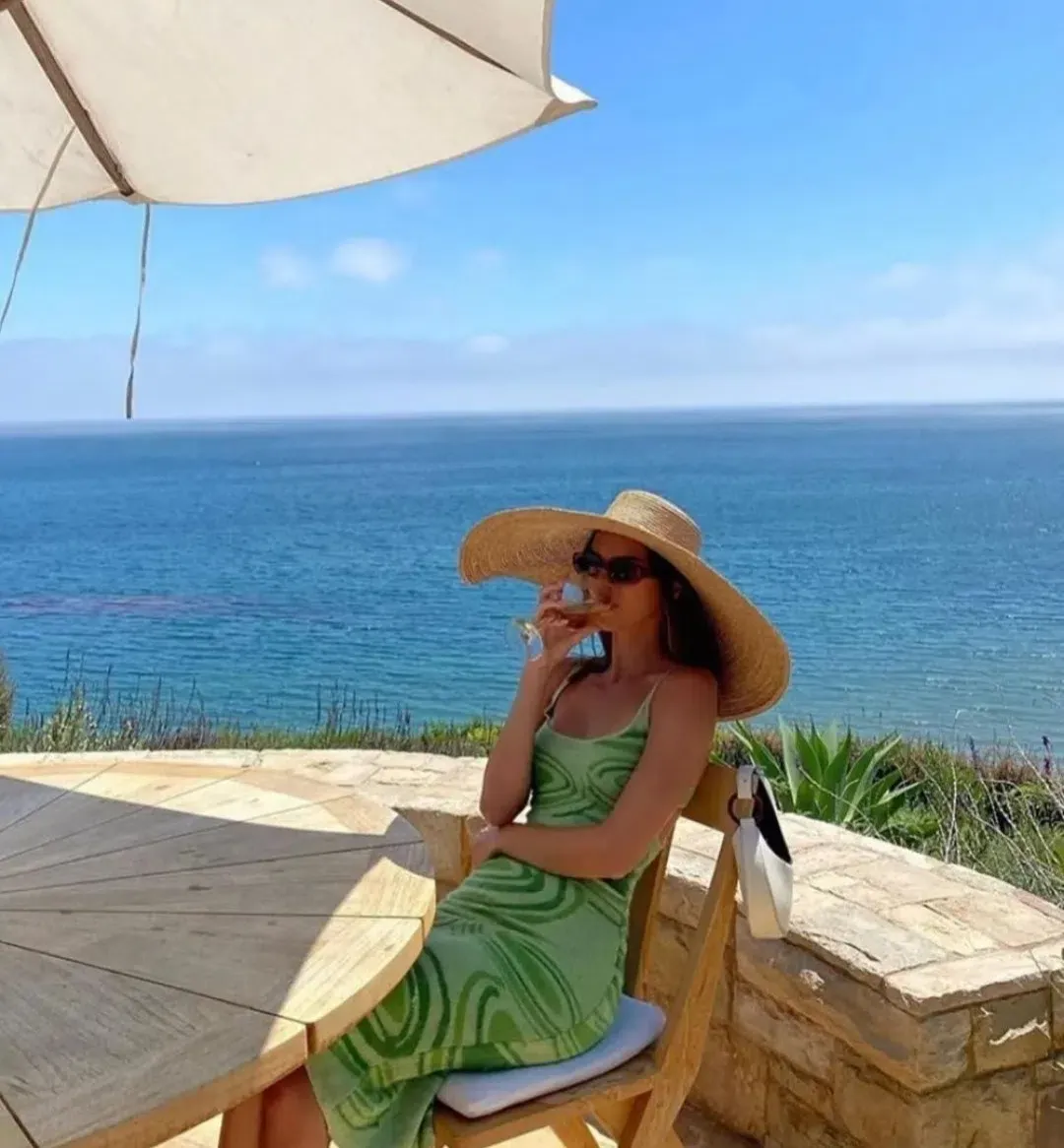 House of Sunny Hockney Dress Green Size 6 for rent on The Volte - main image