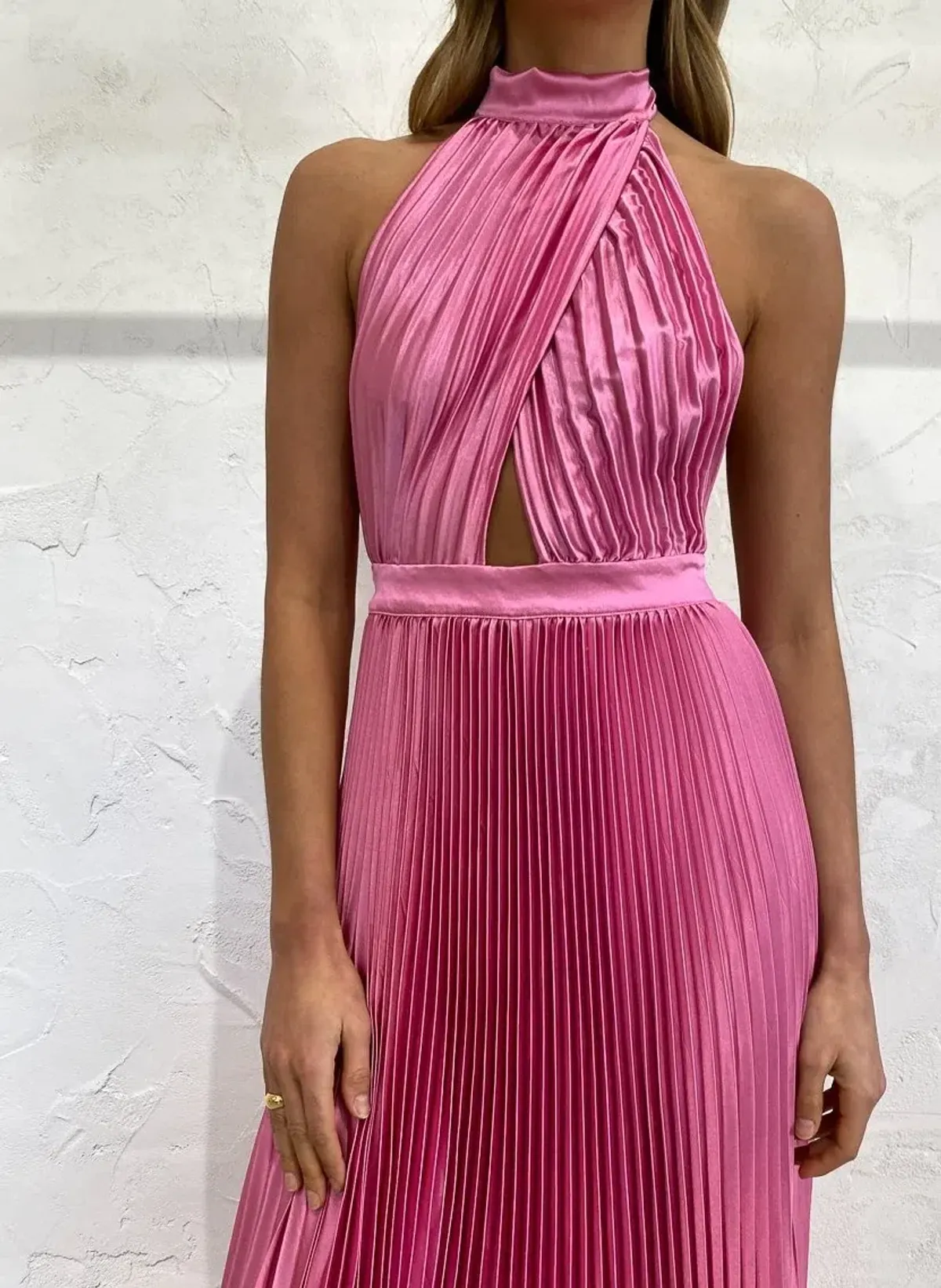 Lidee - Renaissance Gown, Hot Pink, Size 8  - Image 3