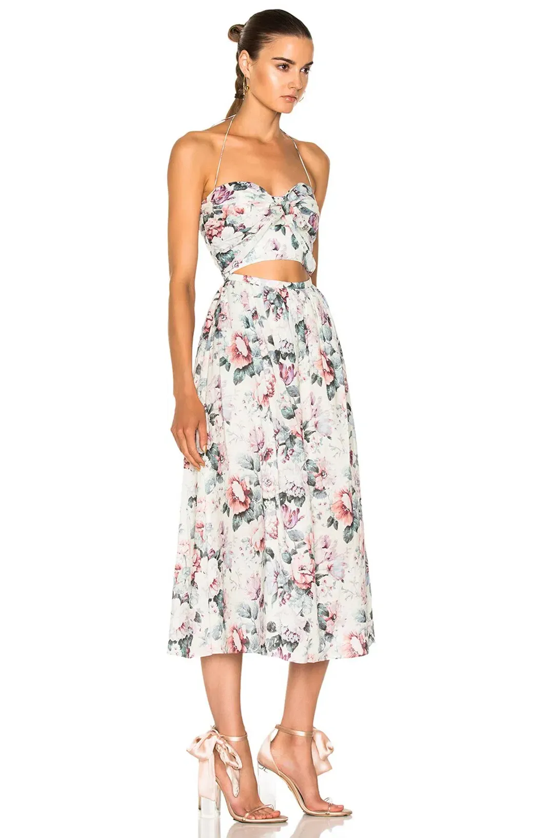 Zimmermann Jasper Tie Dress Floral Size 8 for rent on The Volte - main image