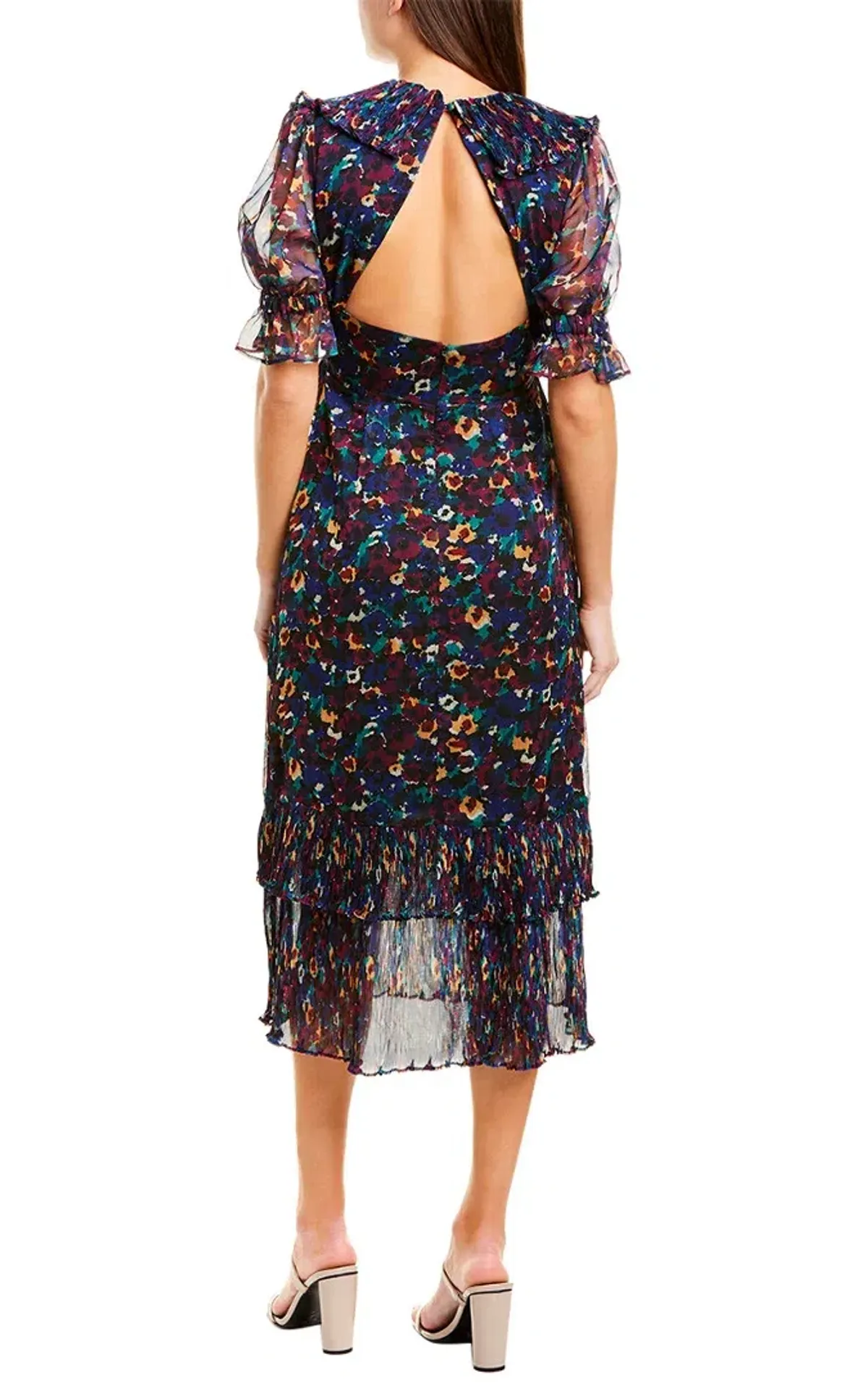 Talulah On the Rocks Midi Dress in Confetti Bloom Print Size L - Image 2