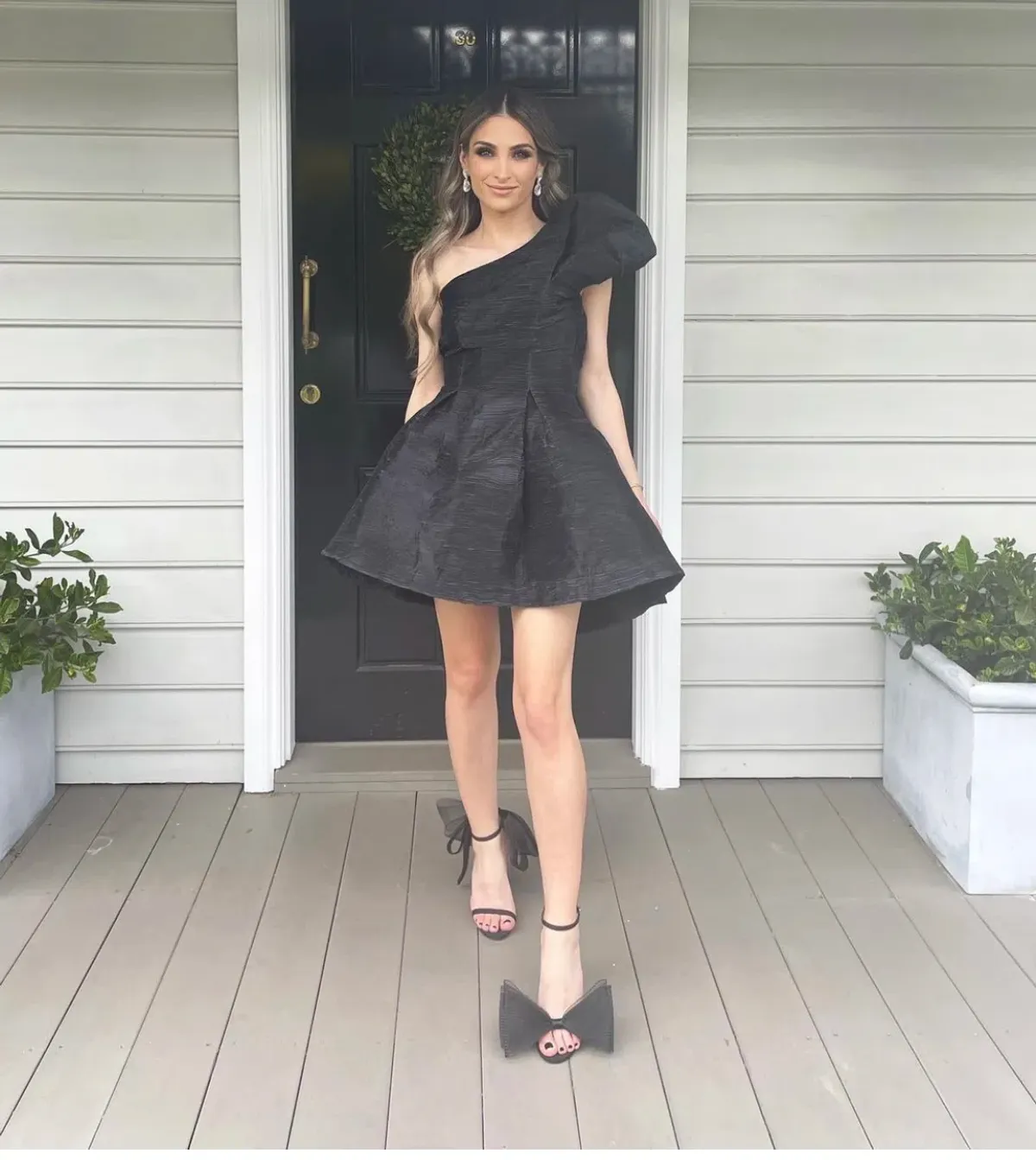 Rachel Gilbert Angus Mini Dress Black Size AU 12 - Image 3