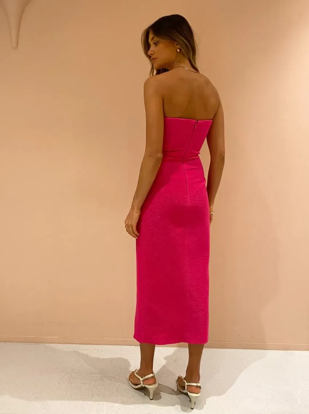 Manning Cartell Electric Avenue Dress Pink Size 8  for rent on The Volte - main image
