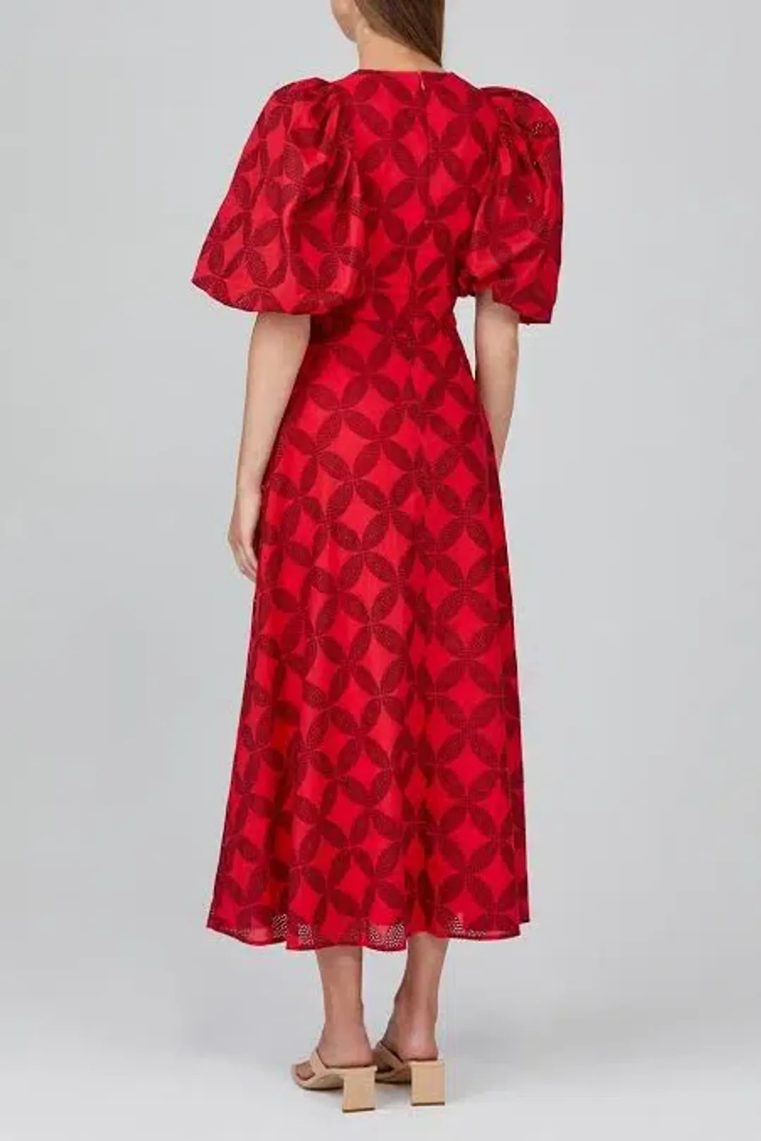 Acler Hamilton Dress Red Size 14 for rent on The Volte - main image