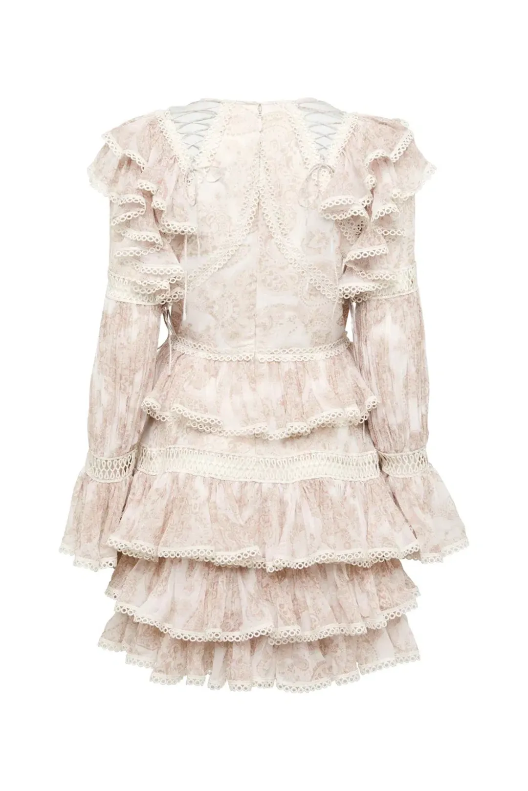 Thurley Papilio Mini Dress Dusty Pink Size 10 for rent on The Volte - main image