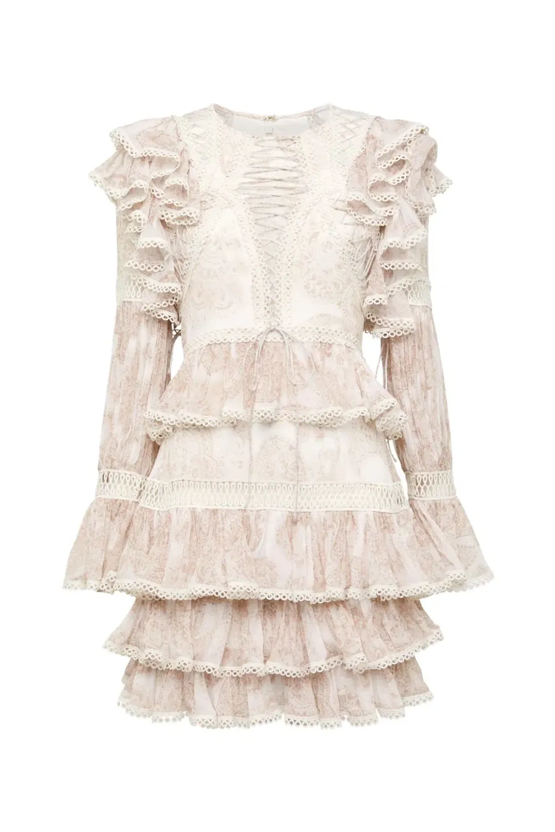 Thurley Papilio Mini Dress Dusty Pink Size 10 for rent on The Volte - main image