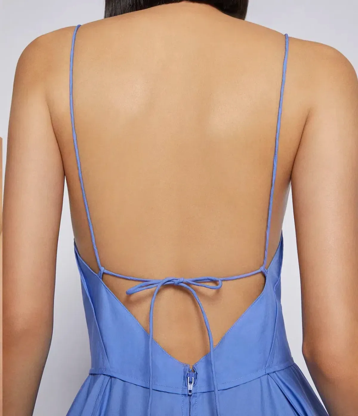 Scanlan Theodore Parachute Cotton Strappy Dress Blue Size 6 - Image 6