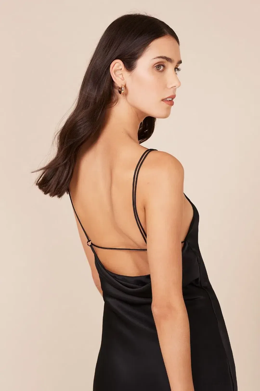 Camilla and Marc Antonelli Backless Dress Black Size 10 for rent on The Volte - main image