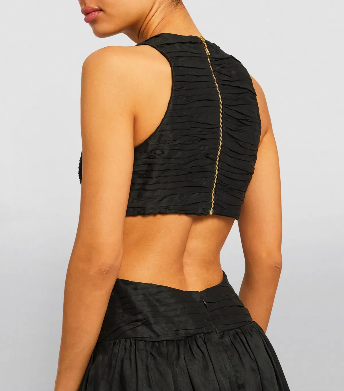 Aje Introspect Cut Out Midi Dress Black Size 8 - Image 4