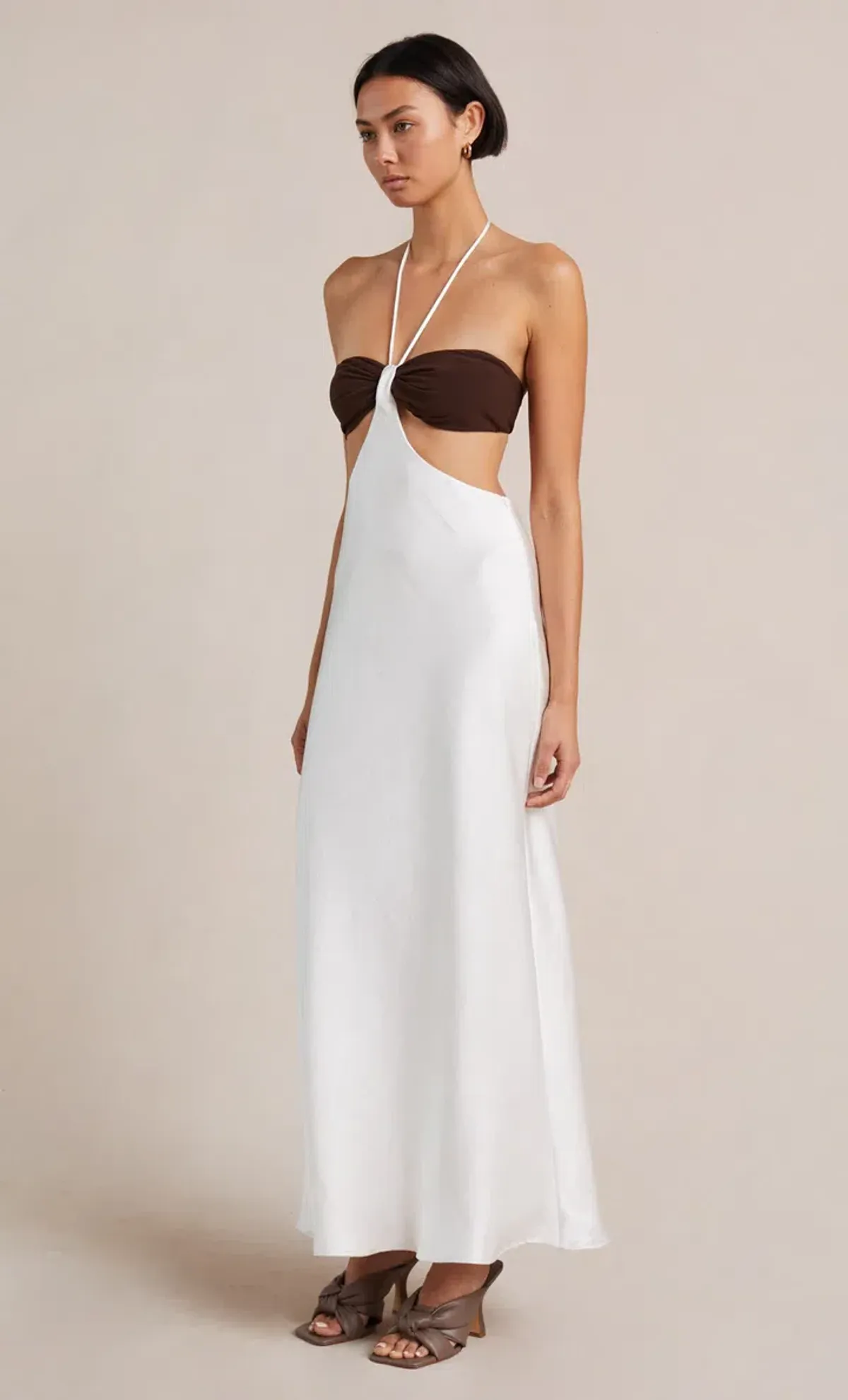 Bec & Bridge Nadia Cut Out Dress White Size 6 - Image 2